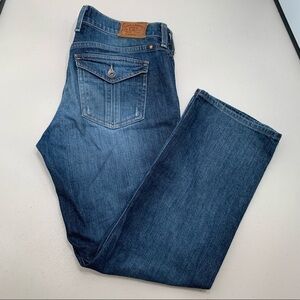 Lucky Brand Jeans Women Size 6/28 Blue Janet Sweet’N Straight Crop
